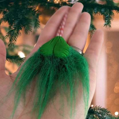 ✨Hairy Grinchy ball balls Christmas Ornament