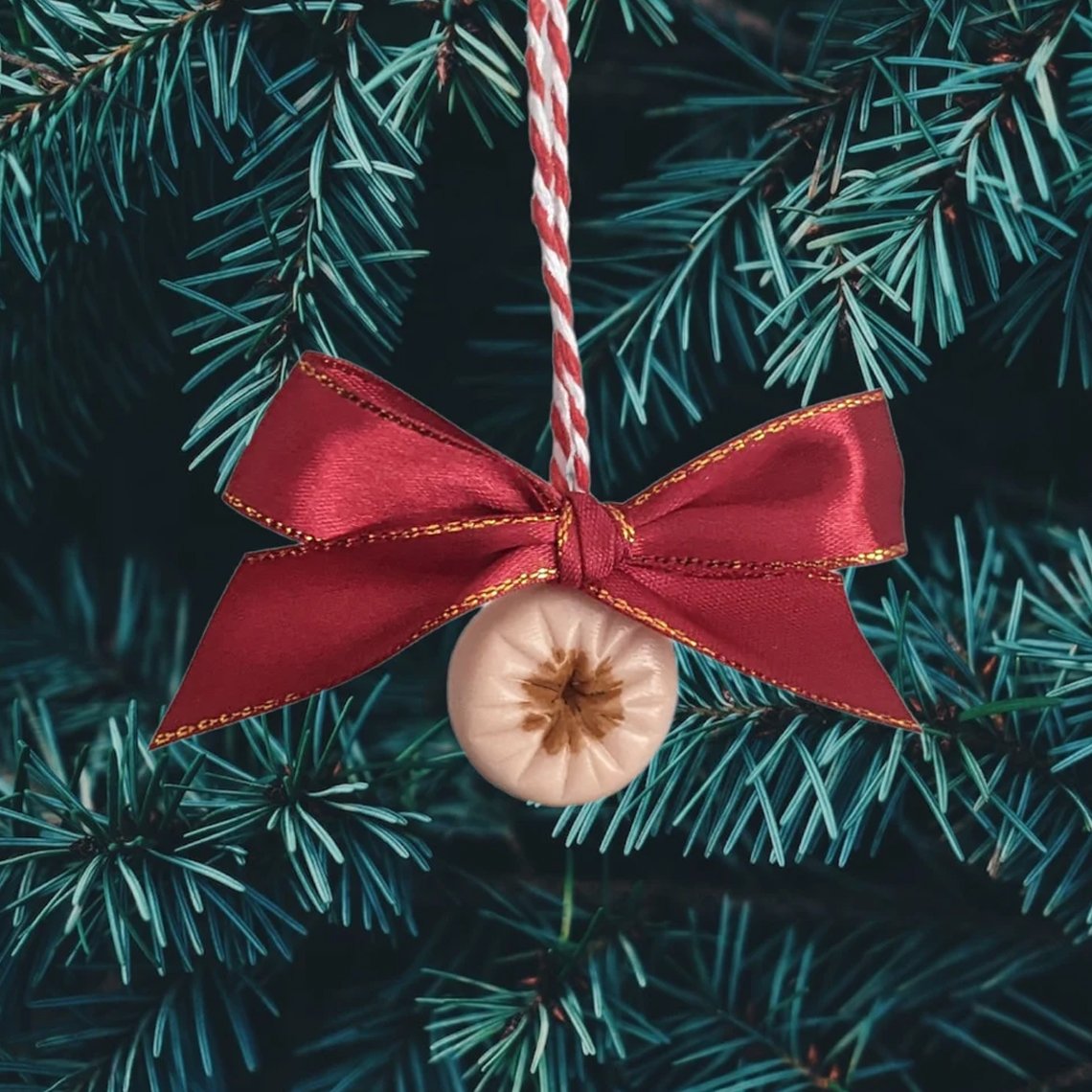✨Hairy Grinchy ball balls Christmas Ornament
