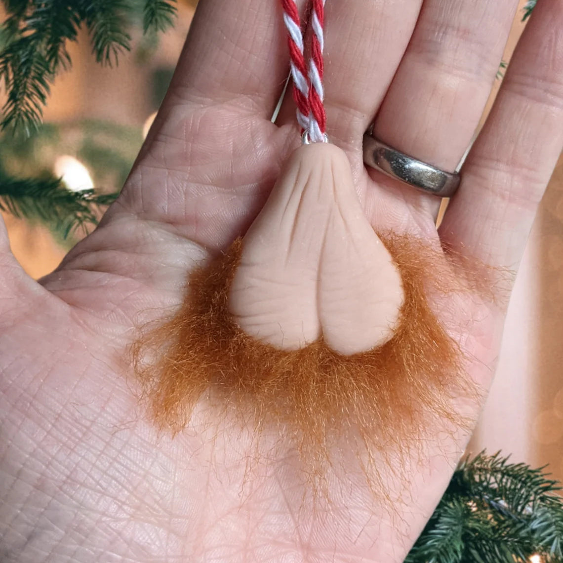 ✨Hairy Grinchy ball balls Christmas Ornament