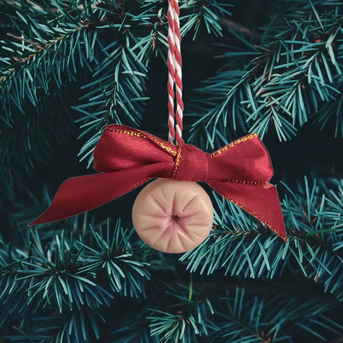 ✨Hairy Grinchy ball balls Christmas Ornament