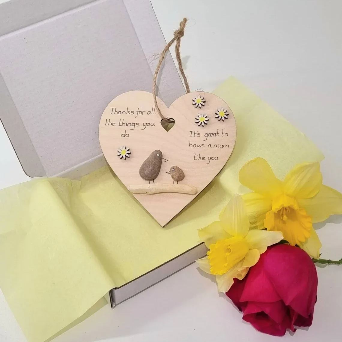 ✨Wooden Heart Decoration❤